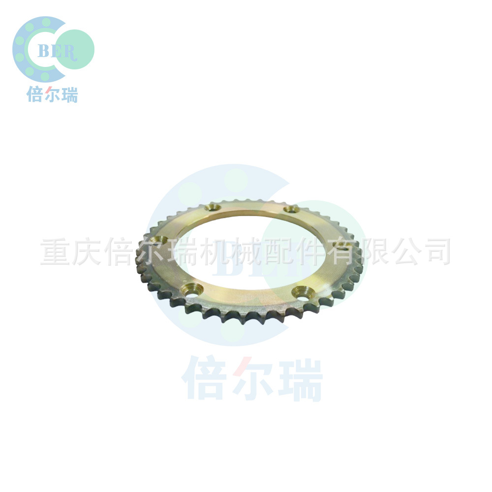 Cadena de accesorios de motocicleta de alta calidad amarillo XR15-428-45T