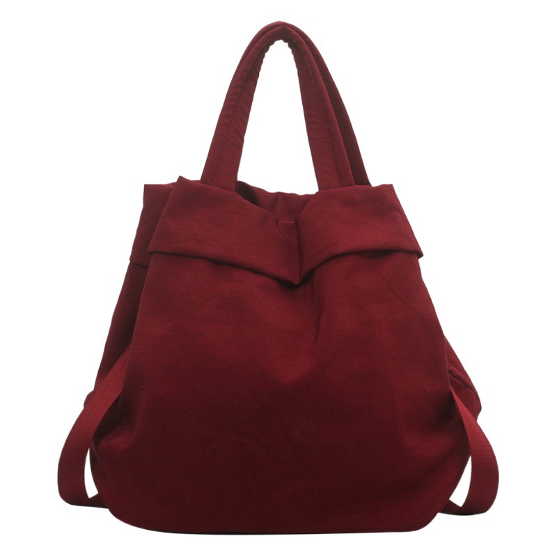 Bolso casual de las mujeres lulul bolsa grande ultraligera bolsa de tela de nylon estudiante clase hombro bolsa de mensajero bolsa de lona