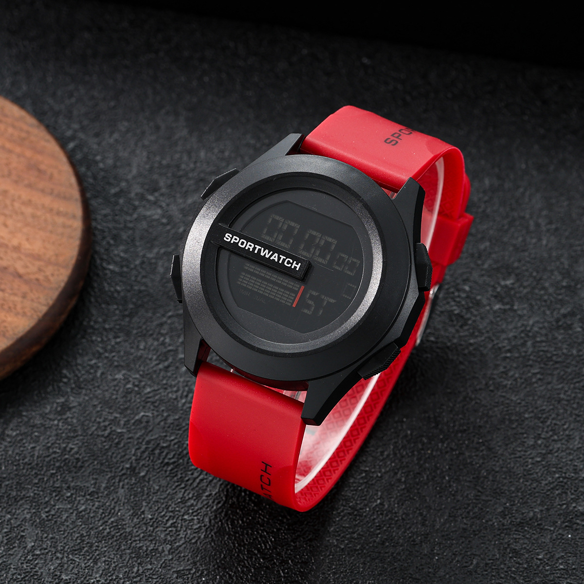 2024 venta caliente transfronteriza estilo británico esfera grande para hombres deportes moda reloj electrónico al aire libre aventura decoración reloj ins