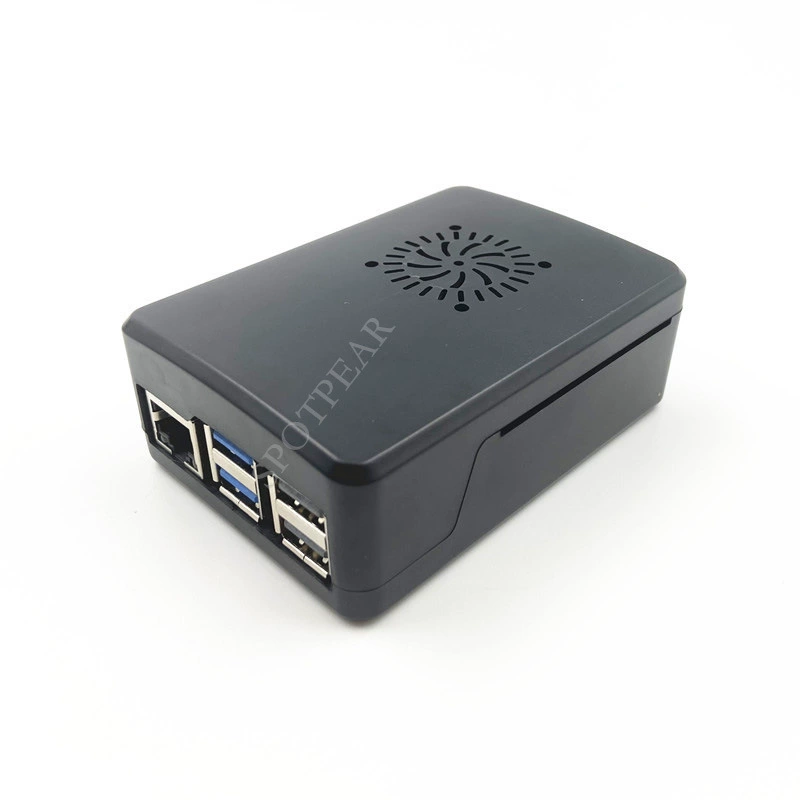 Корпус Raspberry Pi 5 ABS-наливной формовочный корпус может быть оснащен радиатором вентилятором Корпус Raspberry Pi 5