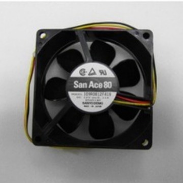 供应日本三洋散热风扇109R0812F419 8025 12V 0.11A工业变频直流
