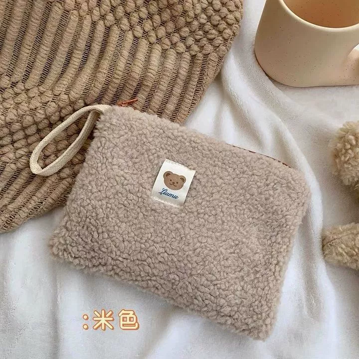 Брендовая ручная косметичка вместительная, organizer bag для путешествий, сумка через плечо, интернет-знаменитость, с маленькими медведями