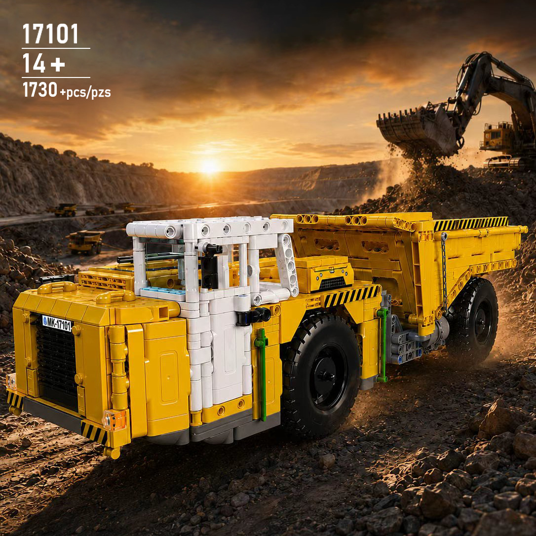 Yuxing 17001-106, Modelo de Grúa de Control Remoto para Niños y Niñas, Bloques de Construcción para Armar