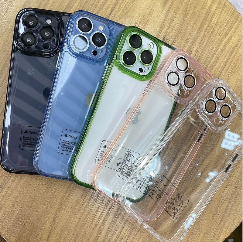 Applicable Transparent Protective Case Apple 14 Phone Case Hawkeye All-inclusive iPhone 13 comes with lens film 14Promax