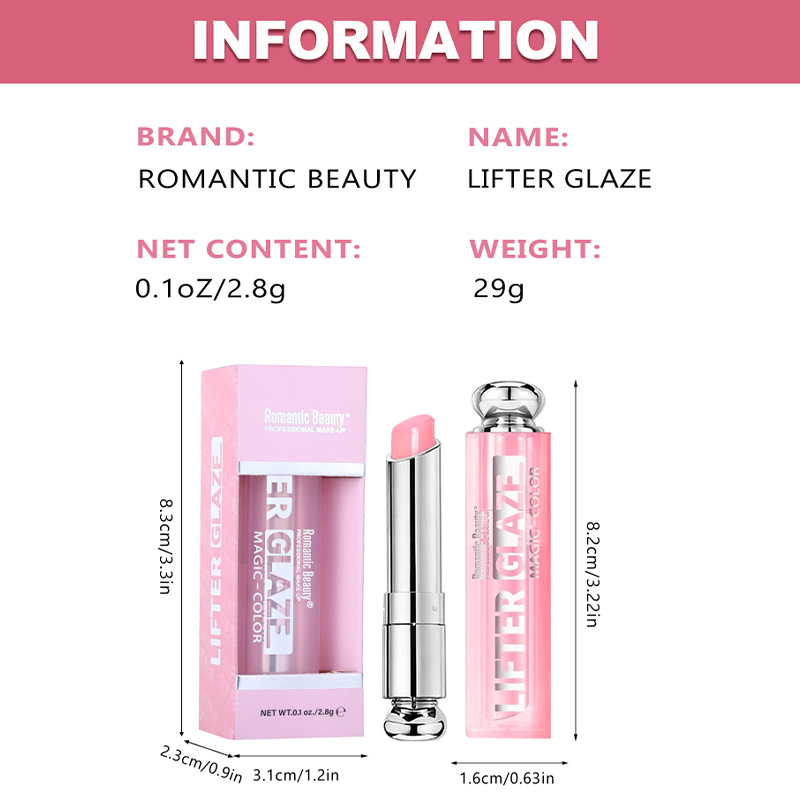 Transfronterizo color lipstick humectante lubricante lubricante espejo lubricante no grasa esmalte labial de color cosmético