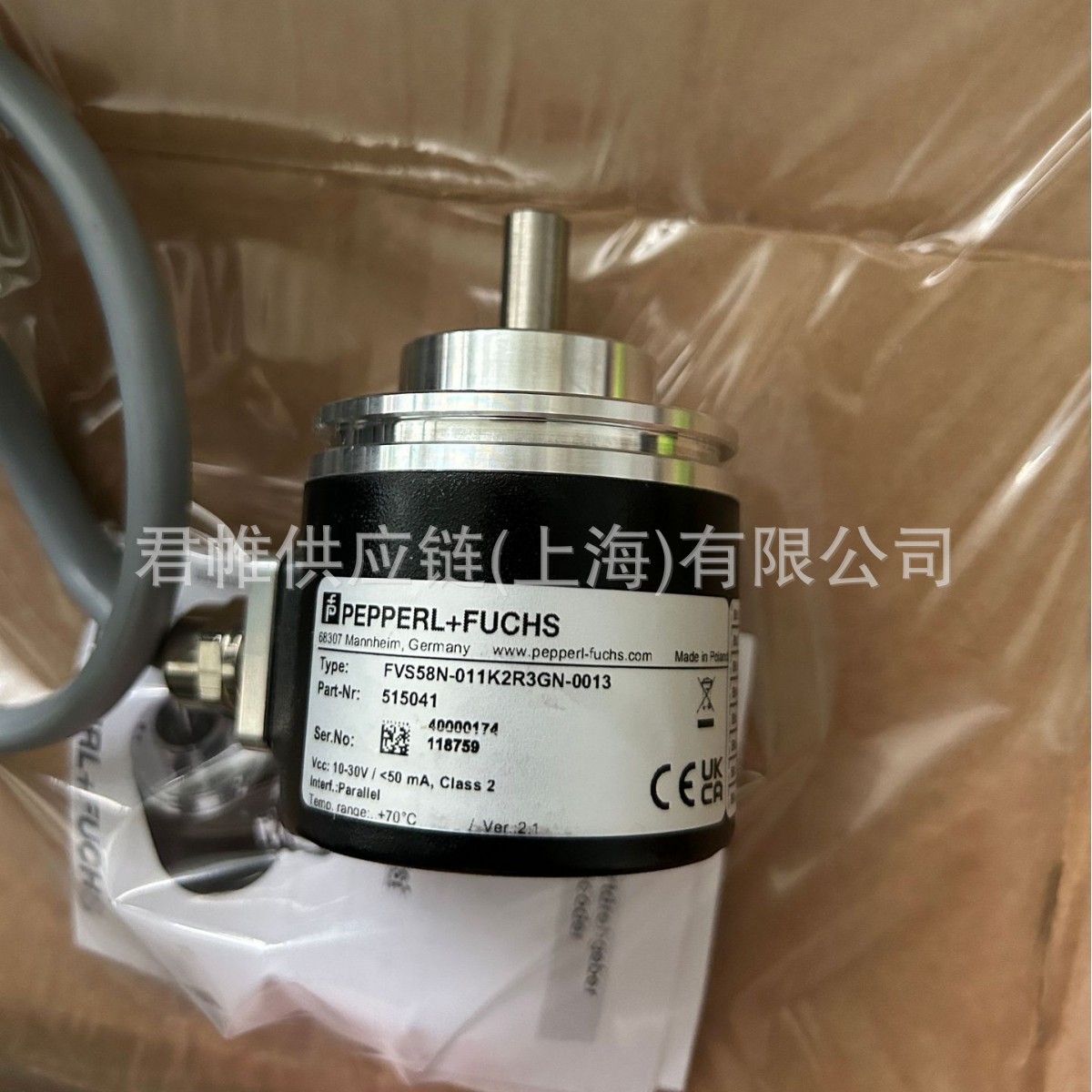 价格需核实  P+F 编码器  型号：AVM58N-011K1R0BN-1213