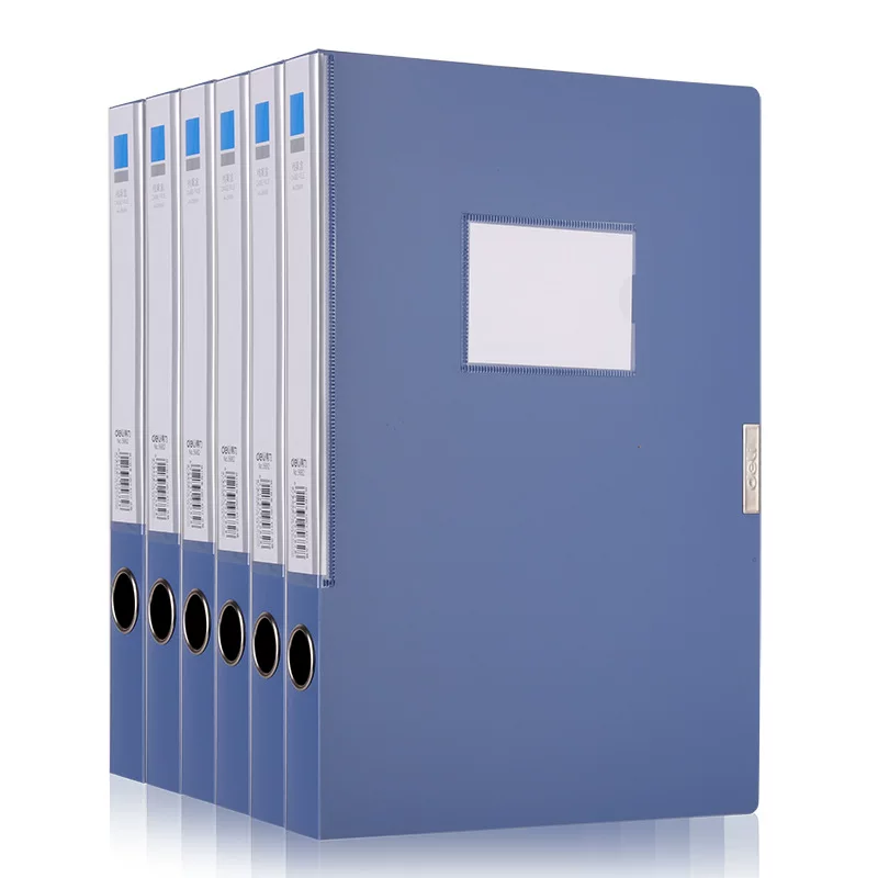 [6 installation] Deli 33440 file box APA back width 35mm file box data storage box office stationery