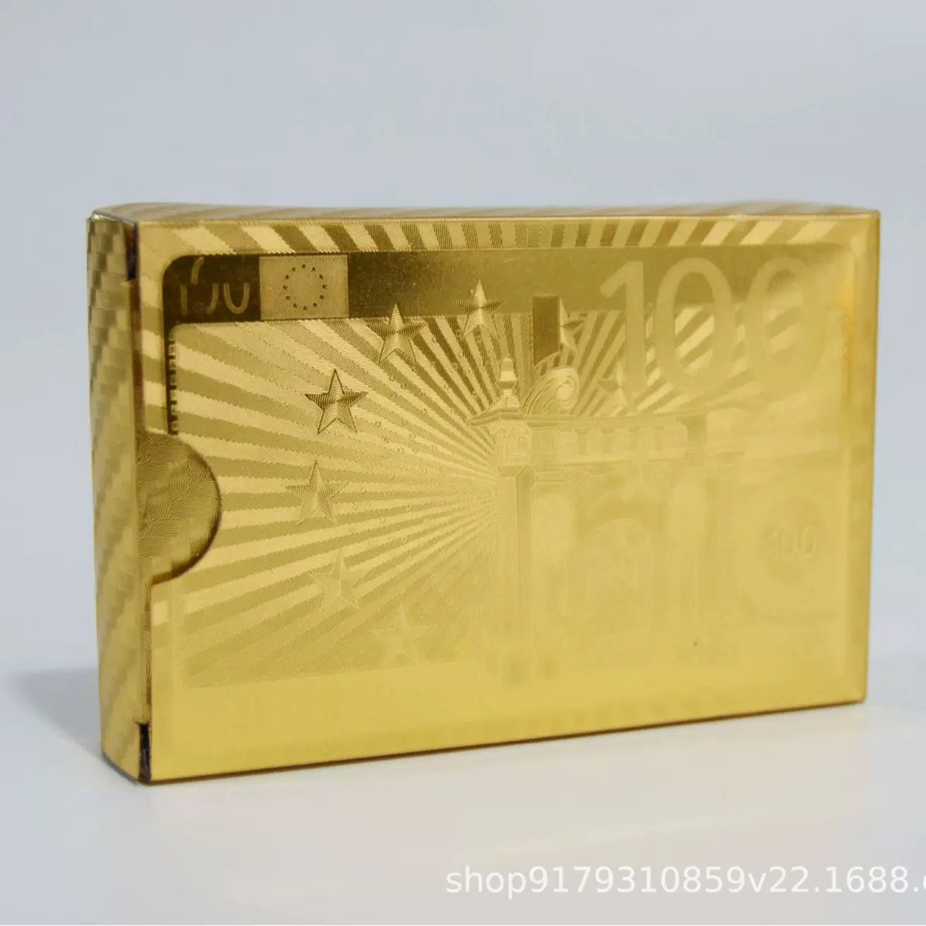 PET材质金箔扑克牌 防刮耐磨防水塑料卡牌 庆典年会活动周边礼品