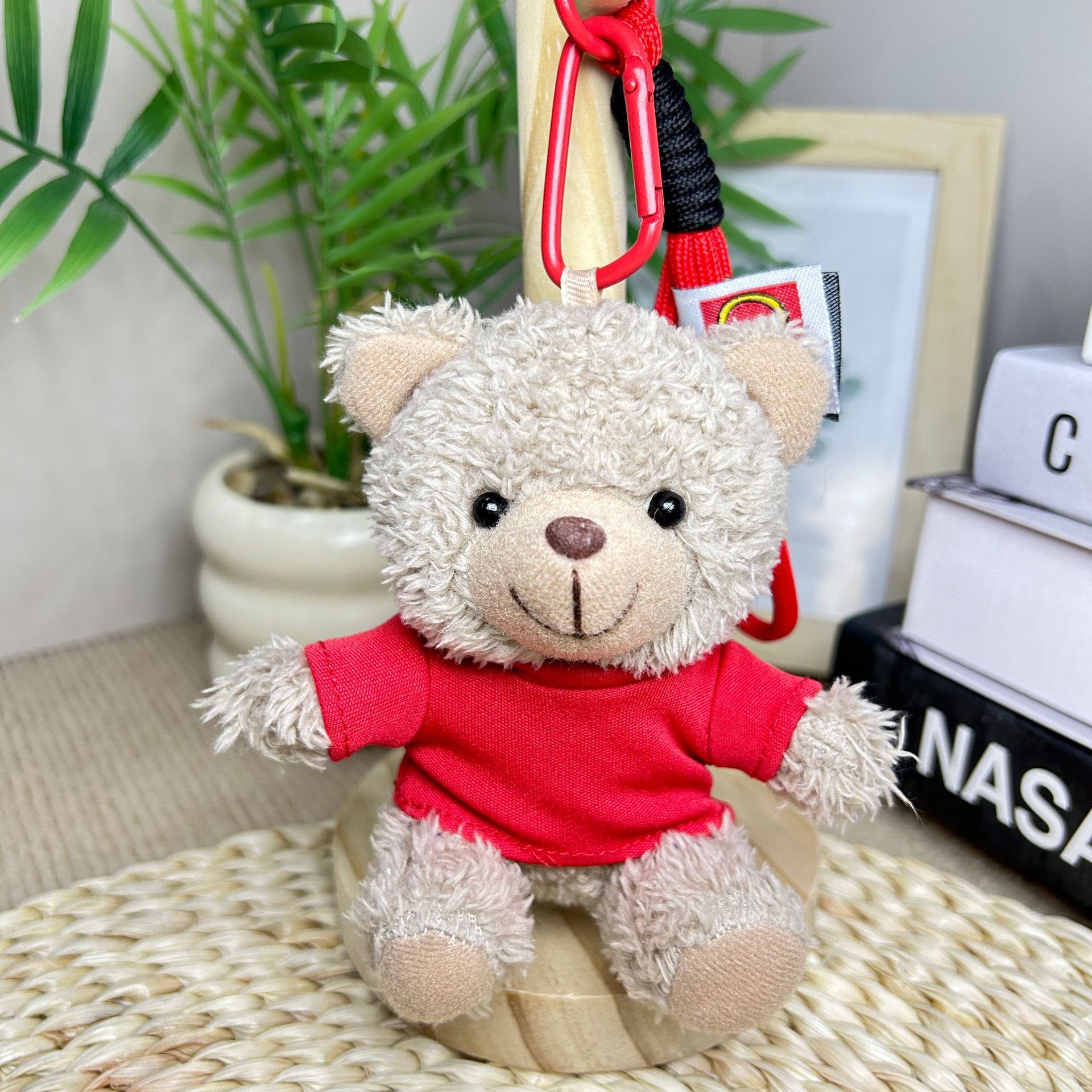 Colgante camiseta Teddy Bear muñeca Teddy Bear muñeca juguetes de peluche temporada de graduación logotipo corporativo regalo muñeca tela