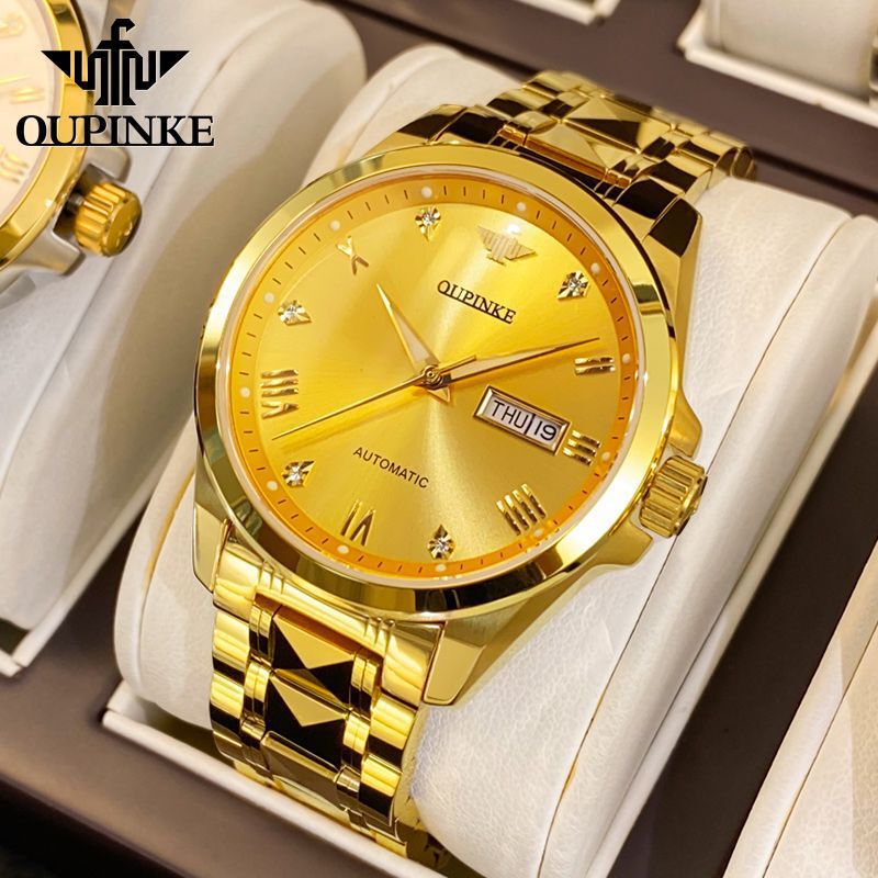 Swiss New Men's Watch Fully Automatic High-End Mechanical Watch Waterproof Luminous Imported Movement High-End Version