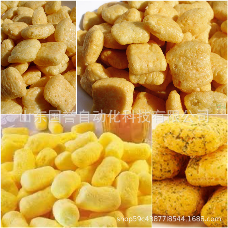 膨化设备生产厂家 休闲食品双螺杆挤压机 苦荞小麻花加工机械