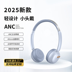 2025年新款蓝牙耳机跨境复古时尚穿搭配色ANC降噪高端品牌供应商
