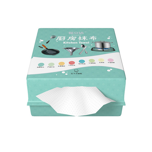 Kitchen hanging pull-out tissue, oil-absorbent paper towels, cleaning cloths, large-capacity absorbent multi-functional disposable cloths