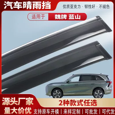 Suitable for Weichai Lanshan Car Window Rain Shield Acrylic Car Rain Eyebrow Rain Shield Exterior Modification Accessories Wholesale (Rain shield)