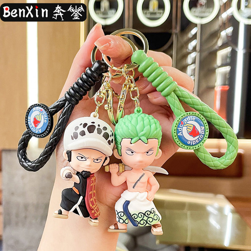 Benxin creative One Piece series keychain car pendant bag key chain pendant business small gift wholesale