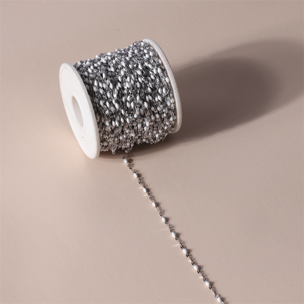 24g Weight Chain Jewelry Making Type Cable Chain/Cross Chain Classification 1 Piece Quantity 316L Stainless Steel Material Color Block Pattern Spring&Summer Season Plating Design Vacation, Classic Style Style 1 Piece 316L Stainless Steel Cable Chain/Cross Chain Chain Vacation Classic Style Color Block 28
