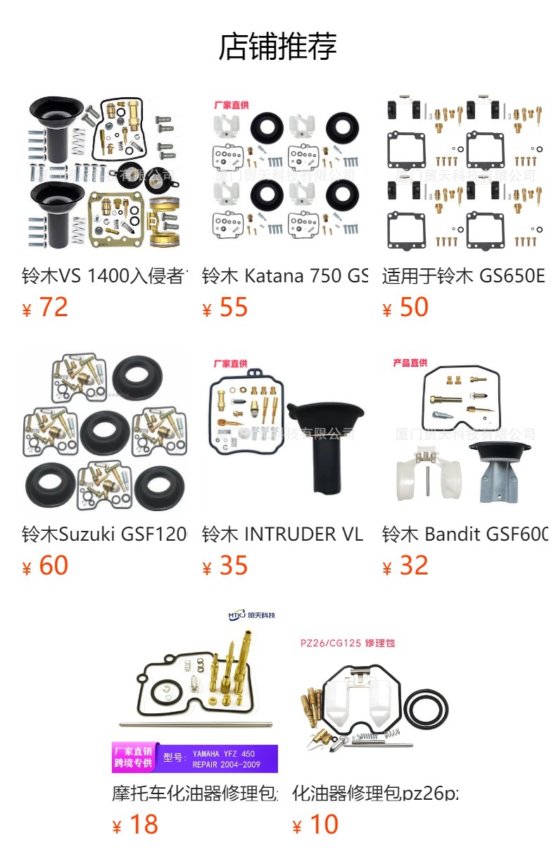Suzuki GSX600F Katana GSX 600 98-2006 Carburetor Repair Kit