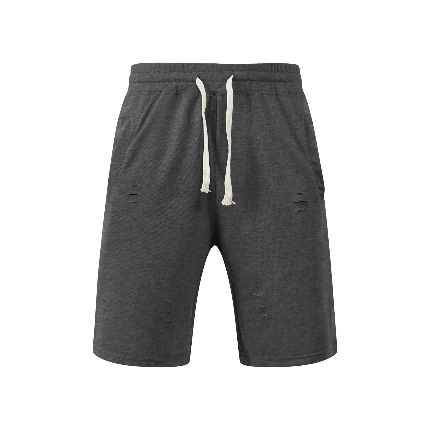 Nuevo cross-border Aliexpress verano delgado pantalones cortos de hombre pantalones cortos de color sólido sueltos respirables deportivos ociosos panty