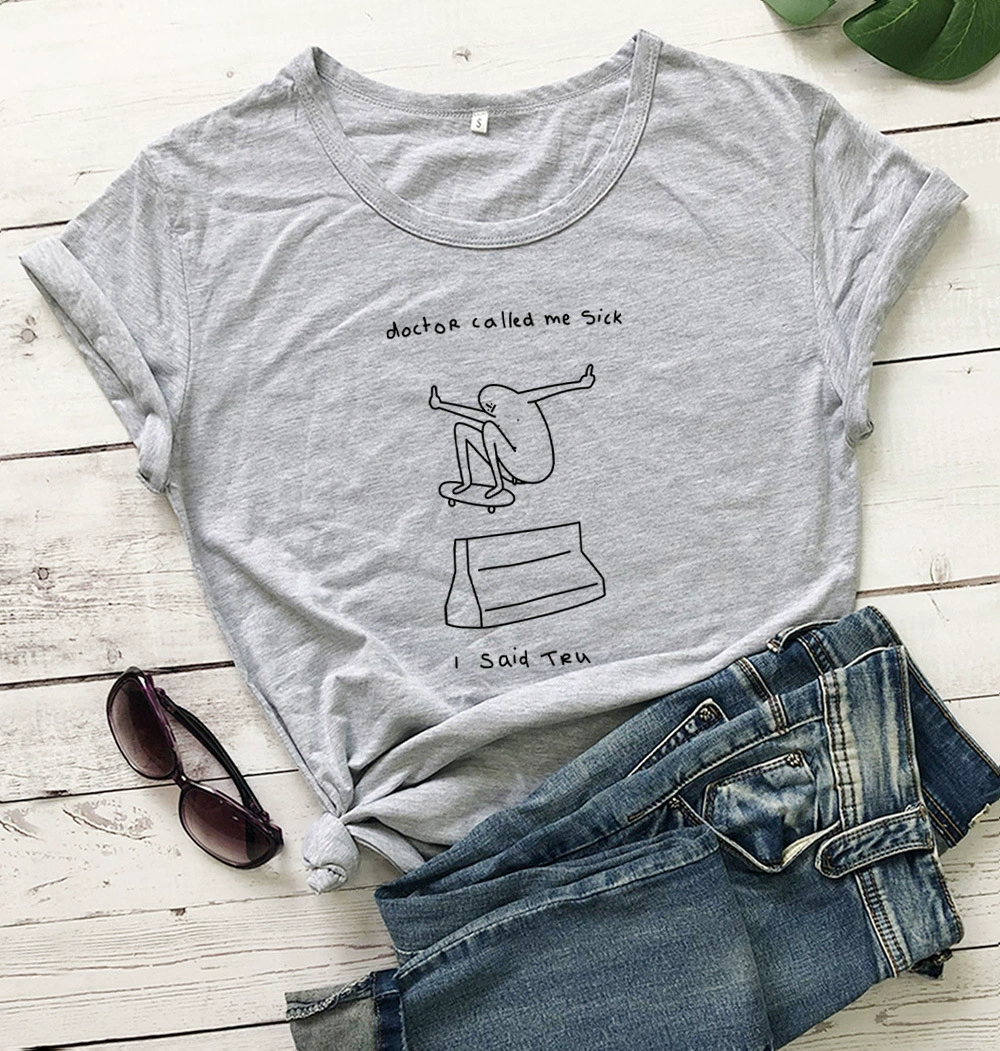 Футболка Doctor Call Me S * CK, новая модная футболка с коротким рукавом и буквенным принтом