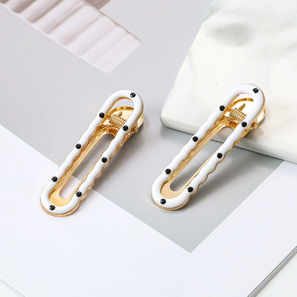 White and black dot style 2 pack