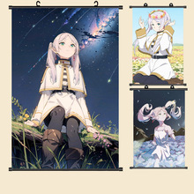 葬送的芙莉莲挂画卷轴画二次元动漫海报装饰画卧室周边漫展亚马逊