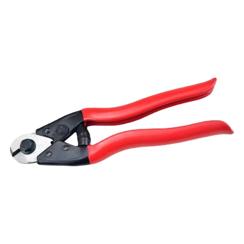 En stock tijeras de cuerda de alambre de acero Tijeras de línea de freno de 8 pulgadas alicates de cable de acero mini tijeras de sello de plomo alicates de daños tijeras de corte de alambre