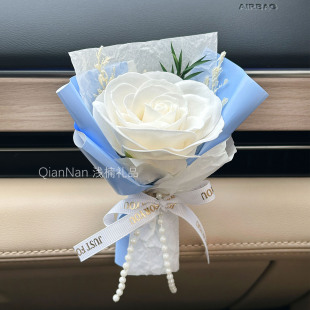 ✅ Black Plum Sauce Car Aromatherapy Car Air Outlet Perfume Bouquet Mini Eternal Soap Rose Decoration See