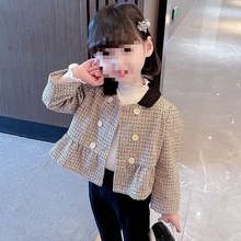 女童春秋款外套女宝宝春装2023新款儿童春季衣服小童上衣洋气