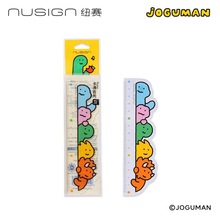 得力纽赛NS093-Q乔古漫透明直尺15cm学习文具尺子考试卡通直尺