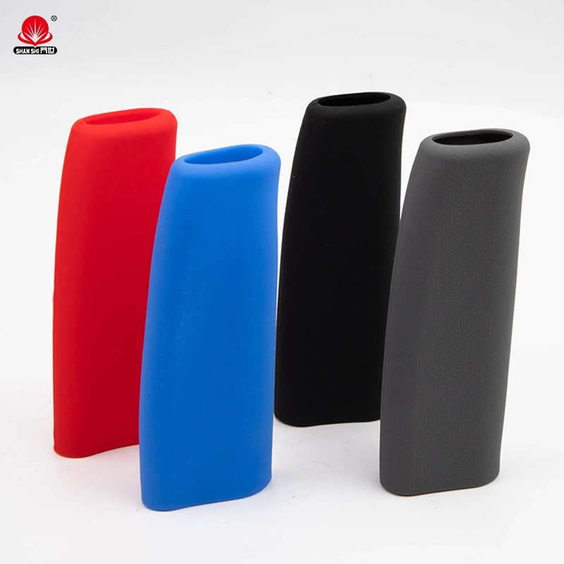 Автомобильные ручные тормозные втулки силиконовые втулки универсальные противоскользящие износостойкие кожаные рисунки ручной передачи ручные ручные тормозные втулки