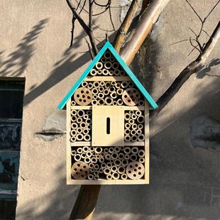 in stock Wooden Insect House Hotel Factory Processing Bird House Trapper Wooden Bees Invoicing FSC,EUDR