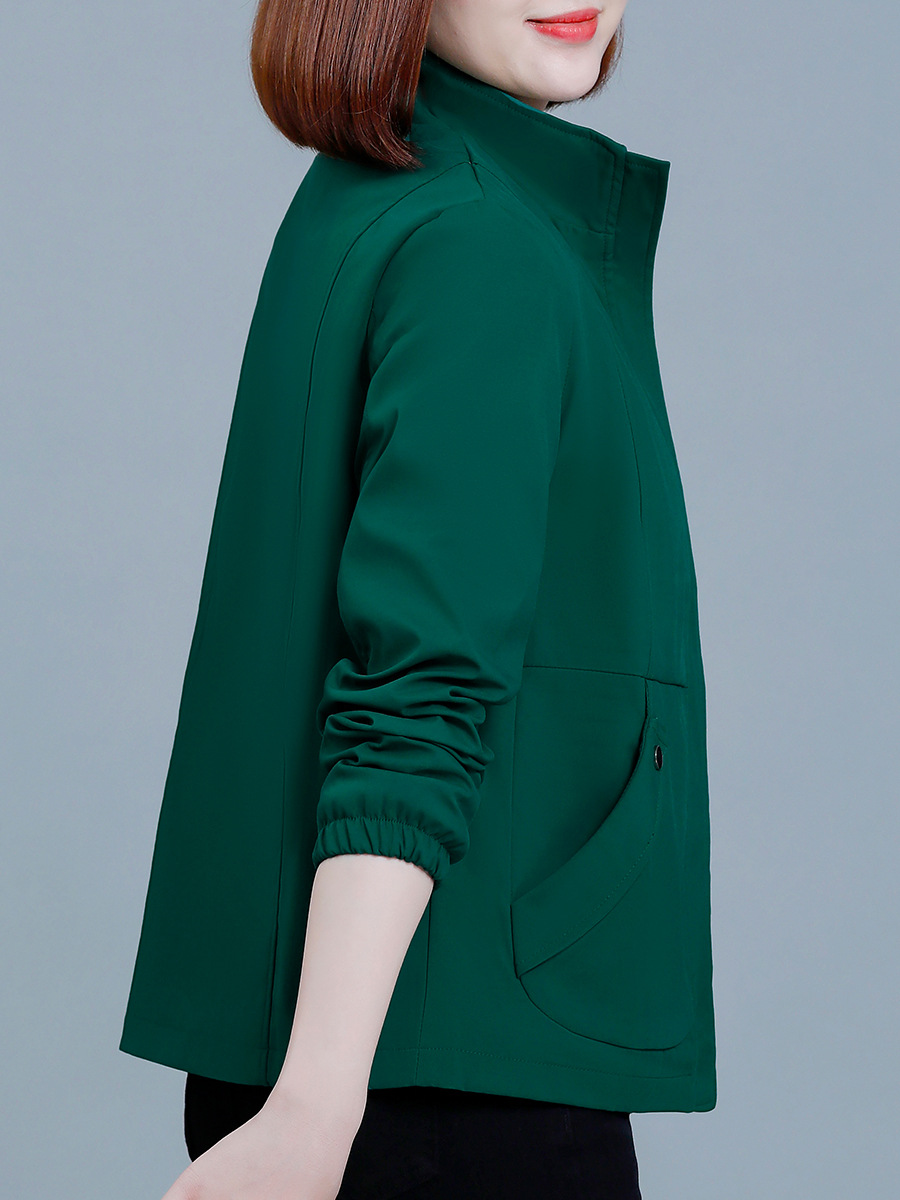 Short Jacket for Women, Spring and Autumn 2026 New Style, Fashionable and Versatile Loose Casual Stylish Jacket for Middle-Aged Moms