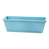 Rectangular plastic flowerpot for growing plants, new collection, wholesale