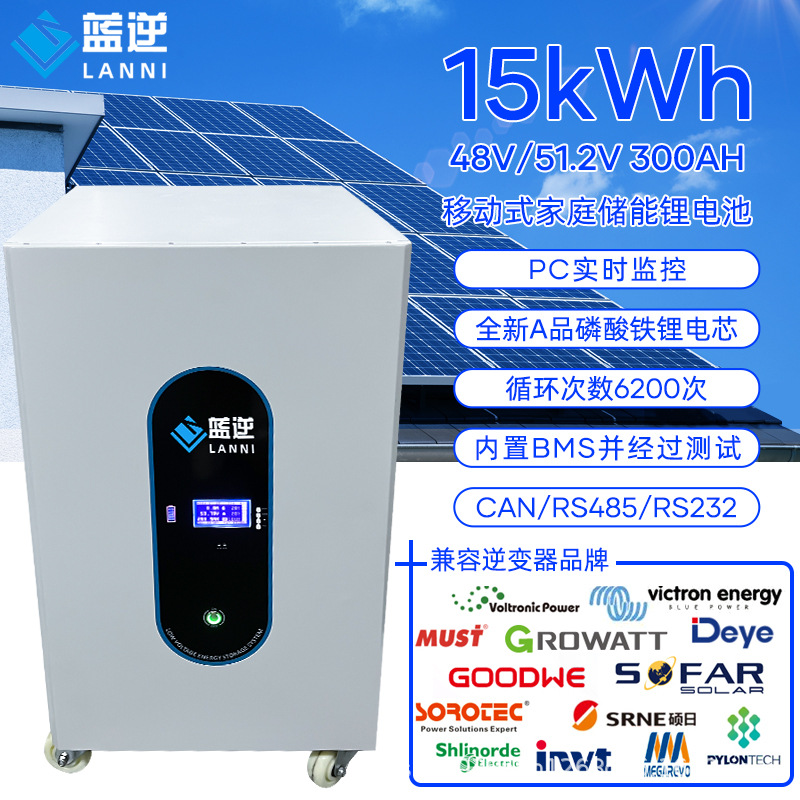 Capacious photovoltaic lithium battery solar-powered charging