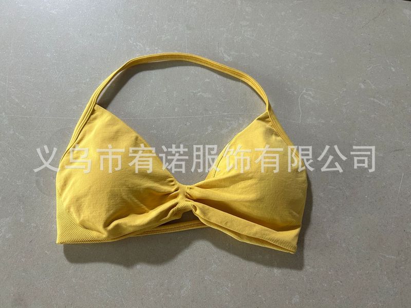 DFYNE 同じスタイルの Amazon シームレスブラジャー レディース バックレス ホルターブラ スポーツ ヨガ サスペンダー スモールブラ|undefined
