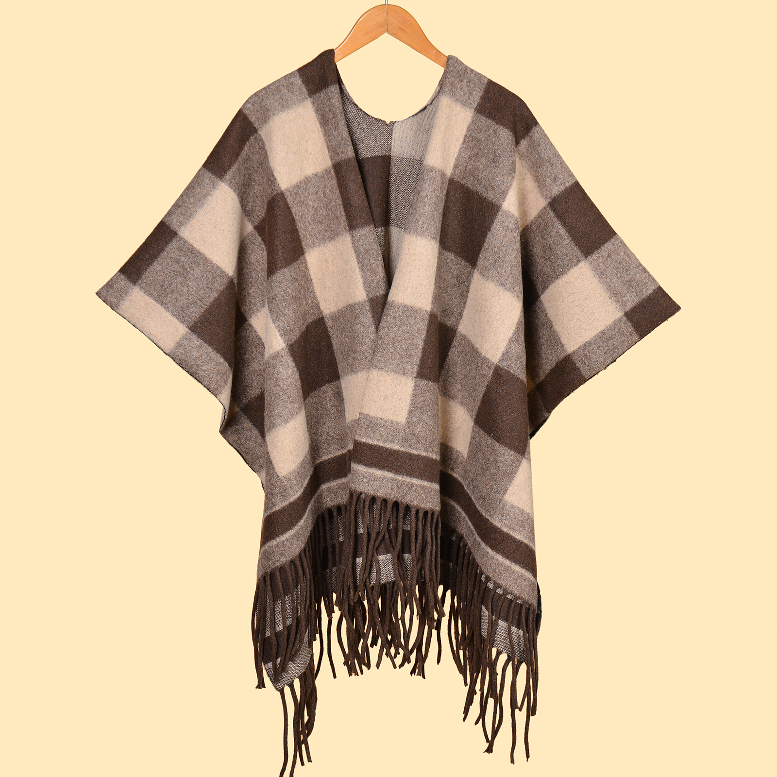 Inventario simple de alto nivel gran sensación chal chal pastizales de estilo nacional de Yunnan mantas con capa de bufandas de cachemir imitación