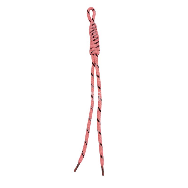 編みカバンのストラップの螺旋の結び紐のiuは鍵のボタンのネットの赤い色の結びの縄の装飾の部品を結びます。