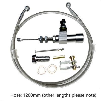 Other brake systems: clutch lower pump sub-cylinder - silver-clutch-pump-12-m-pipe-with-exhaust-wire