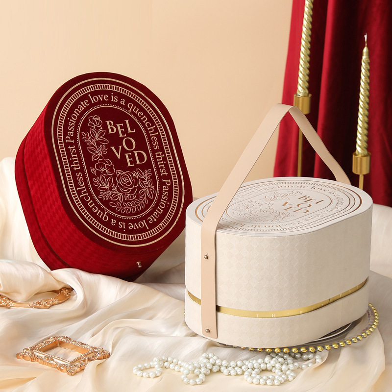 Velvet handheld gift box, festive bag, Birthday gift 2