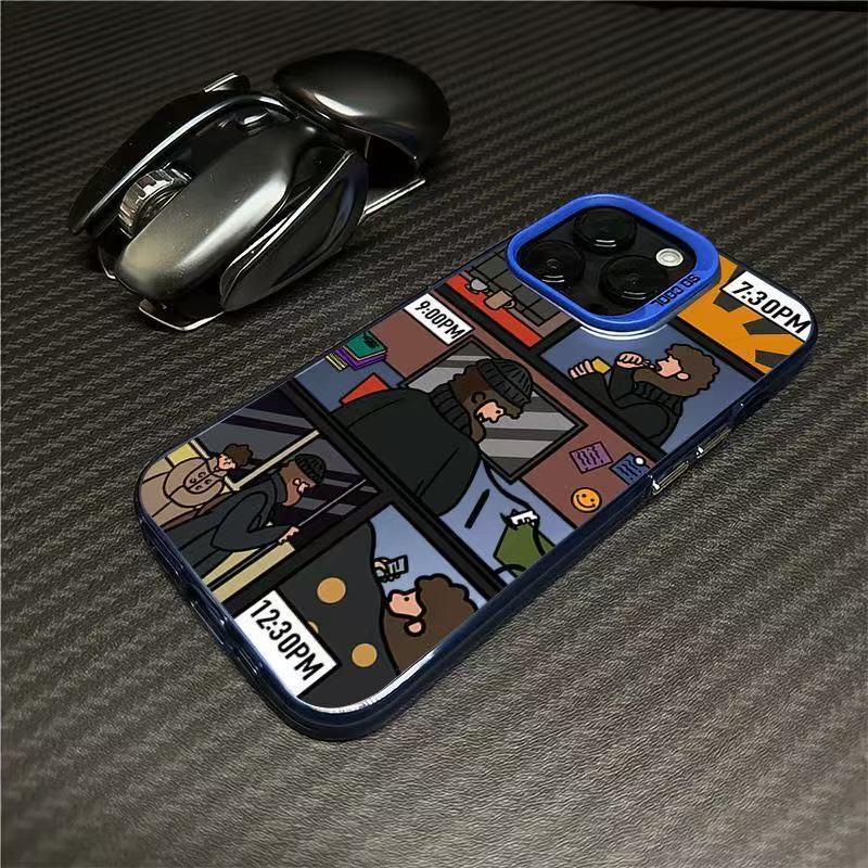 Los fragmentos de vida son adecuados para la carcasa del teléfono móvil Apple 16Promax, carcasa de gas personalizado iPhone15/14/13 Europa y América 12