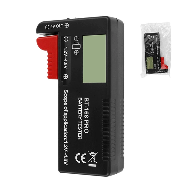 Battery, tester pro, with LED display, upgraded version