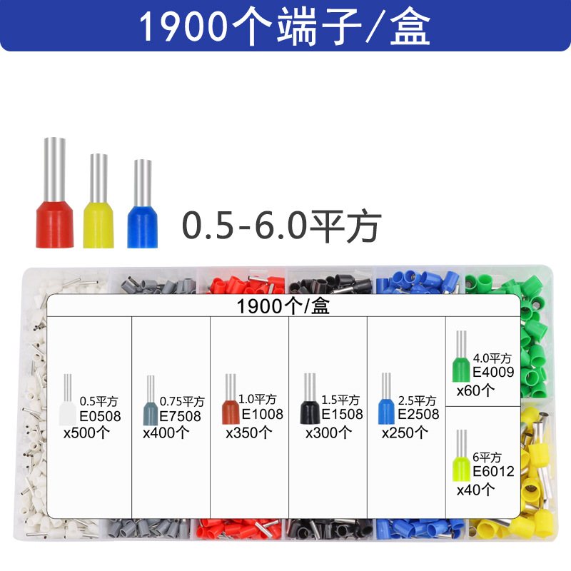 Juego de alicates de prensado de terminales tubulares/de aguja HSC8 6-4A/6-6 mini alicates europeos tipo E alicates de trinquete para terminales