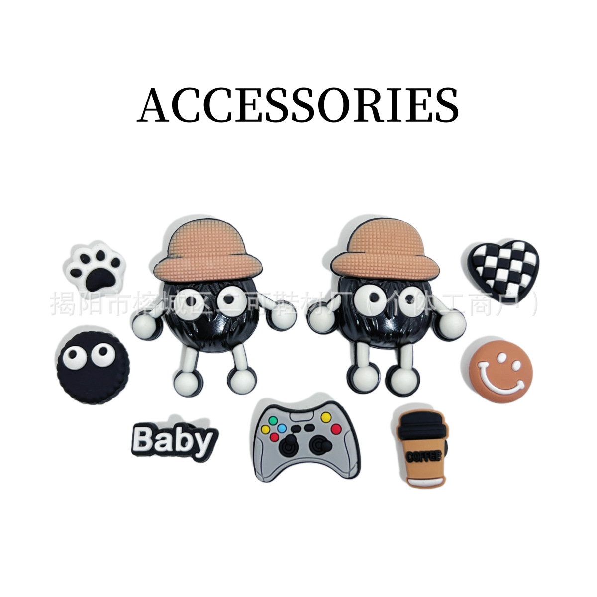INS primavera nuevo ballet de perla punto de onda arco agujero agujero zapatos de ballet hebilla coreana diy accesorios desmontables