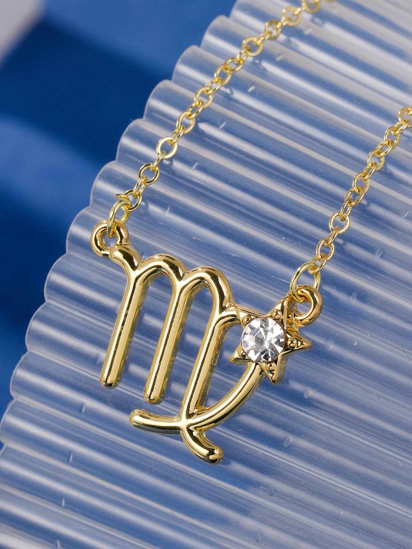 Fashion Constellation Alloy Plating Inlay Rhinestones Womenu0027S Necklace 1 Piece