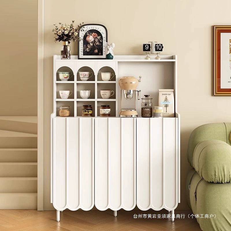 Новый легкий роскошный ретро черный обеденный шкаф Небольшая квартира гостиная диван боковой шкаф Современный минималистичный кофейный шкаф чайный шкаф