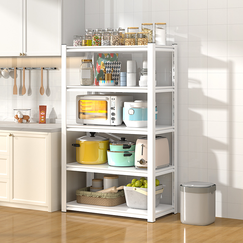 Estante de cocina Balcón extraíble Estante de almacenamiento de sala de estar Estante de piso Estante de almacenamiento Estante de almacenamiento Estante de varios pisos