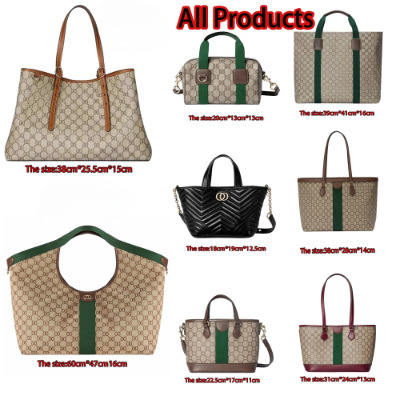 In-Stock Gg Shopping Bag Tote Bag, Extra Large Capacity, Durable, Fashionable, Versatile Tote Bag for Women, Export Cross-Border Exclusive Supply