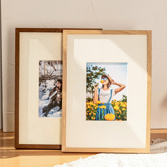 Simple Solid Wood Large Picture Frame for Wall Mounting: 20", 24", 36" Options | A3 & A4 Poster Frames | Framed Artwork & Puzzle Frames