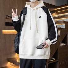 春秋季卫衣男孩13初高中学生14宽松连帽衣服15岁青少年大童外套16