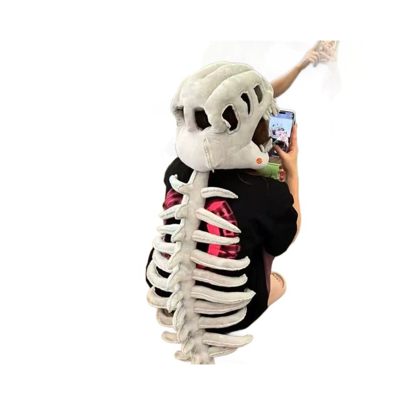 Dinosaur, plush skeleton, toy, skull, hat, funny mask